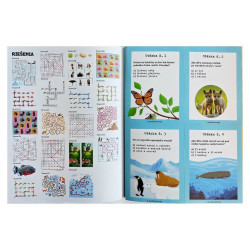 Náučná kniha aktivít Spoznávaj a hraj sa Zvieratá