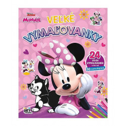 Vymaľovanky so samolepkami - MINNIE