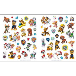 Vymaľovanky so samolepkami - PAW PATROL
