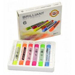 Suchý pastel - Kriedy prašné KOH-I-NOOR 6ks