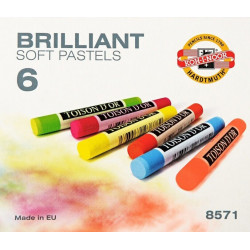 Suchý pastel - Kriedy prašné KOH-I-NOOR 6ks