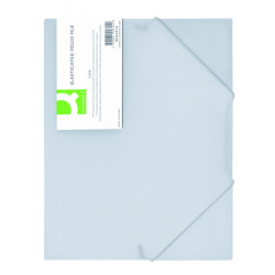 Plastový obal s gumičkou Q-Connect, kancelárske zakladače