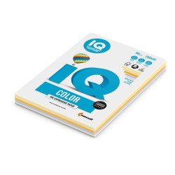 Mondi  Farebný papier IQ color 5x50 mix trendové farby, A4 80g