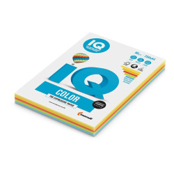 Mondi Farebný papier IQ color 5x50 mix Intenzívne farby, A4 160g