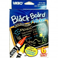 MOVEO Krieda suchá, popisovač na čierne tabule 6 ks