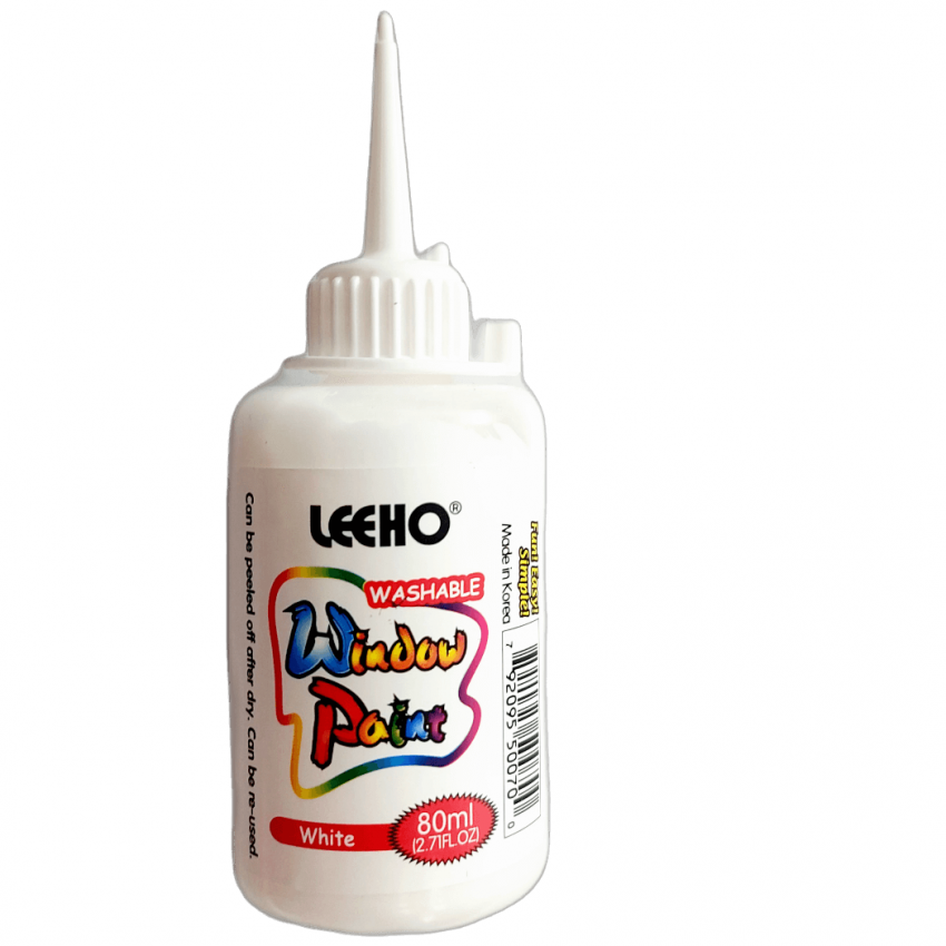 Farba na sklo 80ml biela