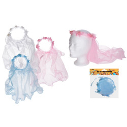 Set karneval W026067 - čelenka so závojom