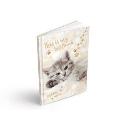 MOVEO Záznamová kniha A4 špirála more fialová