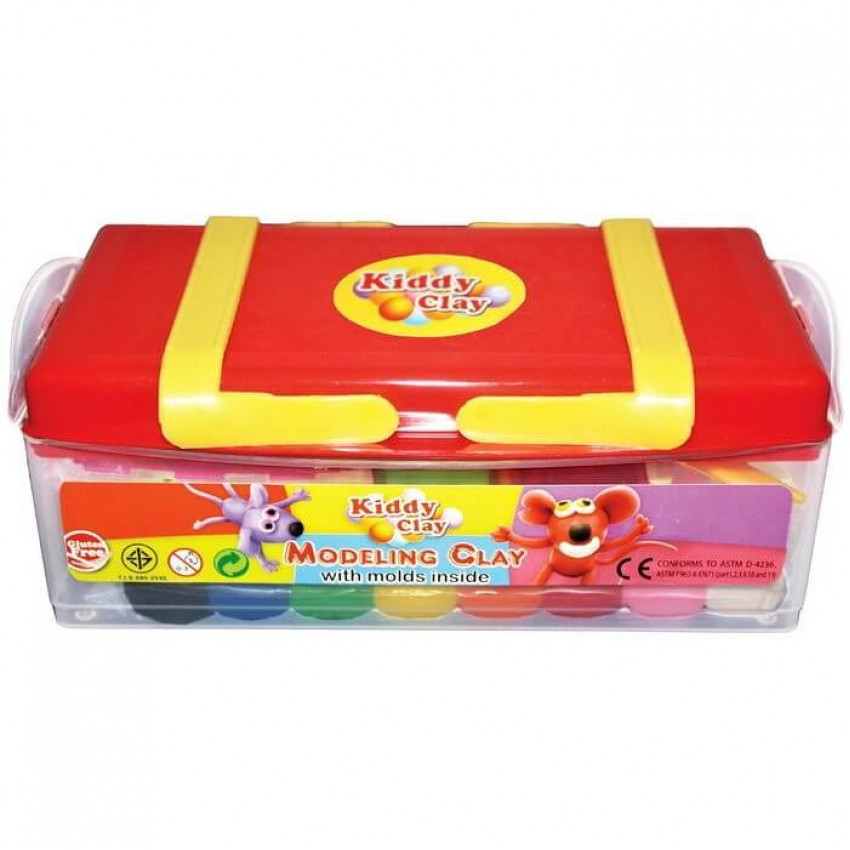 MOVEO Modelovacia hmota kufrík 430g