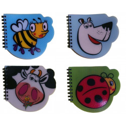 Bločik včielka, lienka, psík, kravička