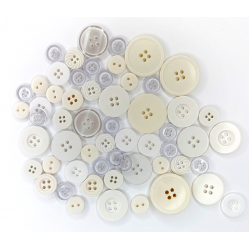 Gombíky plastové na dekorovanie cca 30 g