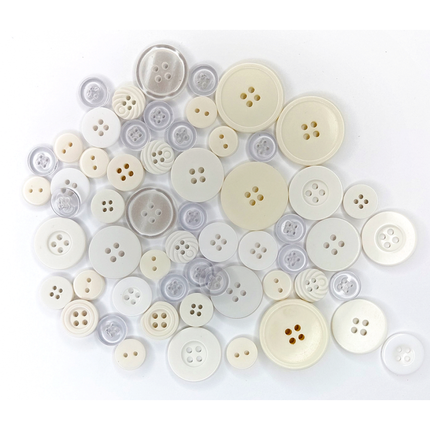 Gombíky na dekorovanie cca 30 g, galantéria