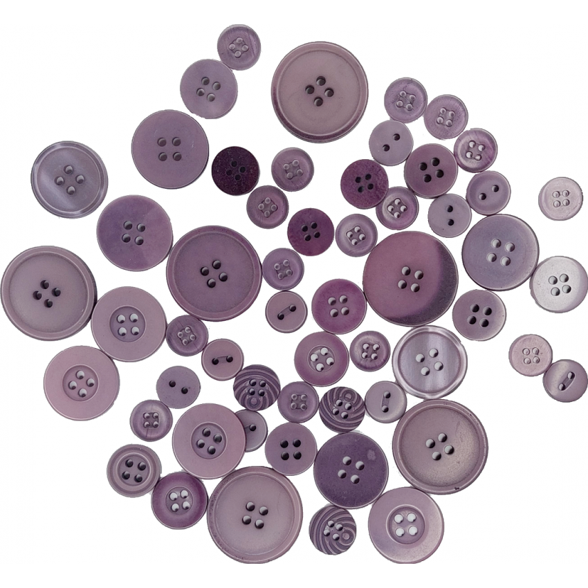 Gombíky plastové na dekorovanie cca 30 g