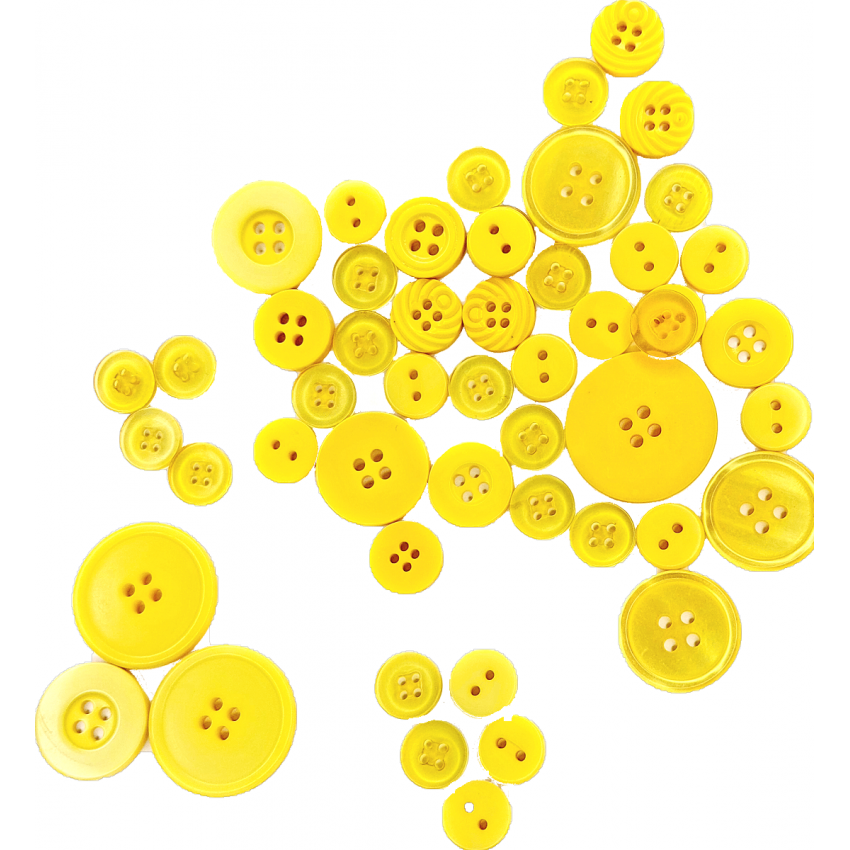 Gombíky plastové na dekorovanie cca 30 g