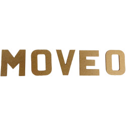 MOVEO Kartónové výseky na dekorovanie  Písmená 240 ks