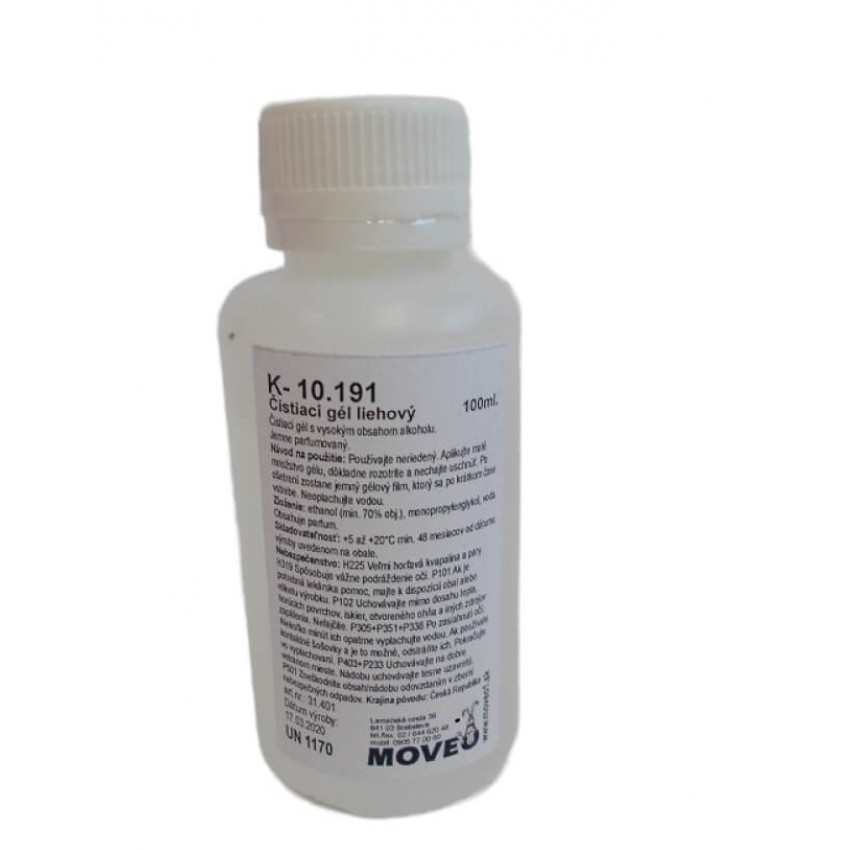 Čistiaci gél liehový 100ml- antibakterialny s vysokým obsahom antibakteriálnej látky.
