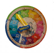 Drevené hodiny-puzzle