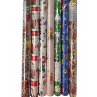 Vianočný baliaci papier rolky 200 x 70 cm 6ks detský
