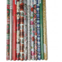 Vianočný baliaci papier rolky 200 x 70 cm 6ks 