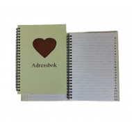 MOVEO Adresár - záznamová kniha A5 so špirálou