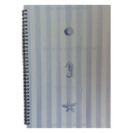 MOVEO Záznamová kniha A4 špirála more fialová