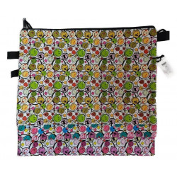 2x Púzdro-zips na dokumenty A4 smajlík