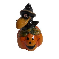MOVEO Halloween keramický havran 8 cm