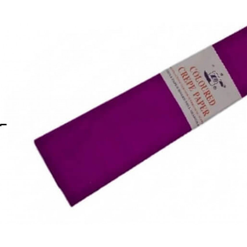 Krepový papier- cyklamenový