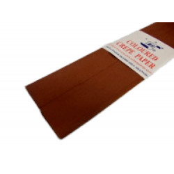 Krepový papier-hnedý