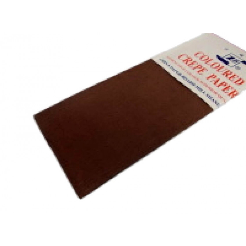 Krepový papier-tmavo-hnedý