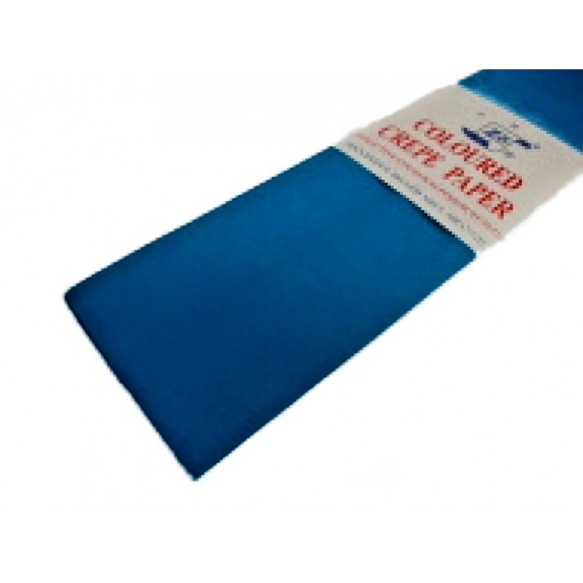 Krepový papier- tyrkys-tmavý