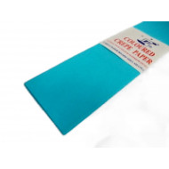 Krepový papier- tyrkys