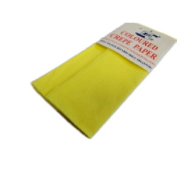 Krepový papier-žltý