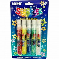 Glitrované lepidlo svetlé farby