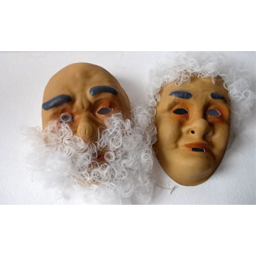 Maska Dedko, babka - karnevalová maska