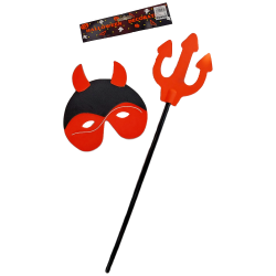 Čert, žezlo - karnevalová maska