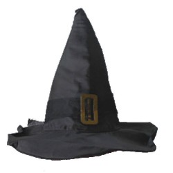 Klobúk čierny-mašla