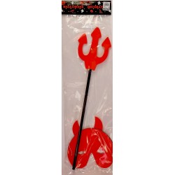 Čert, žezlo - karnevalová maska