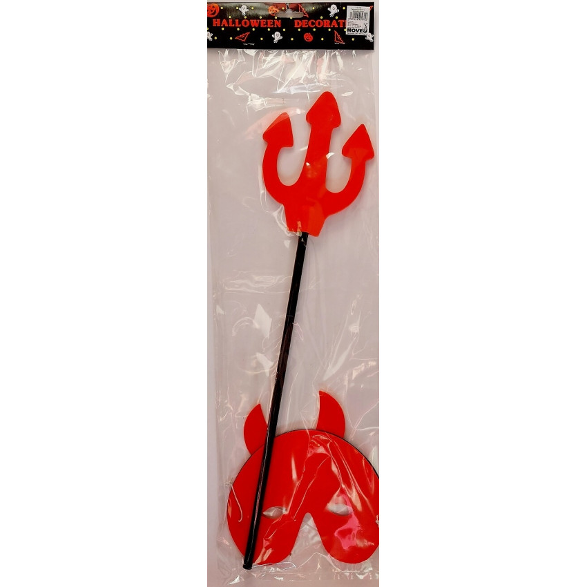 Čert, žezlo - karnevalová maska