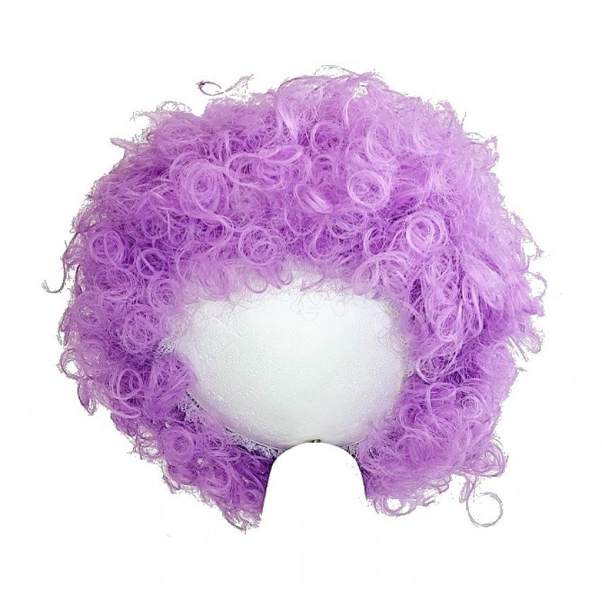 Parochňa kučeravé vlasy  fialová