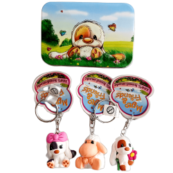 Kovová krabička + 3x prívesok Mylo