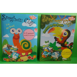 MOVEO Modelovacia hmota špagety zvieratká 100g