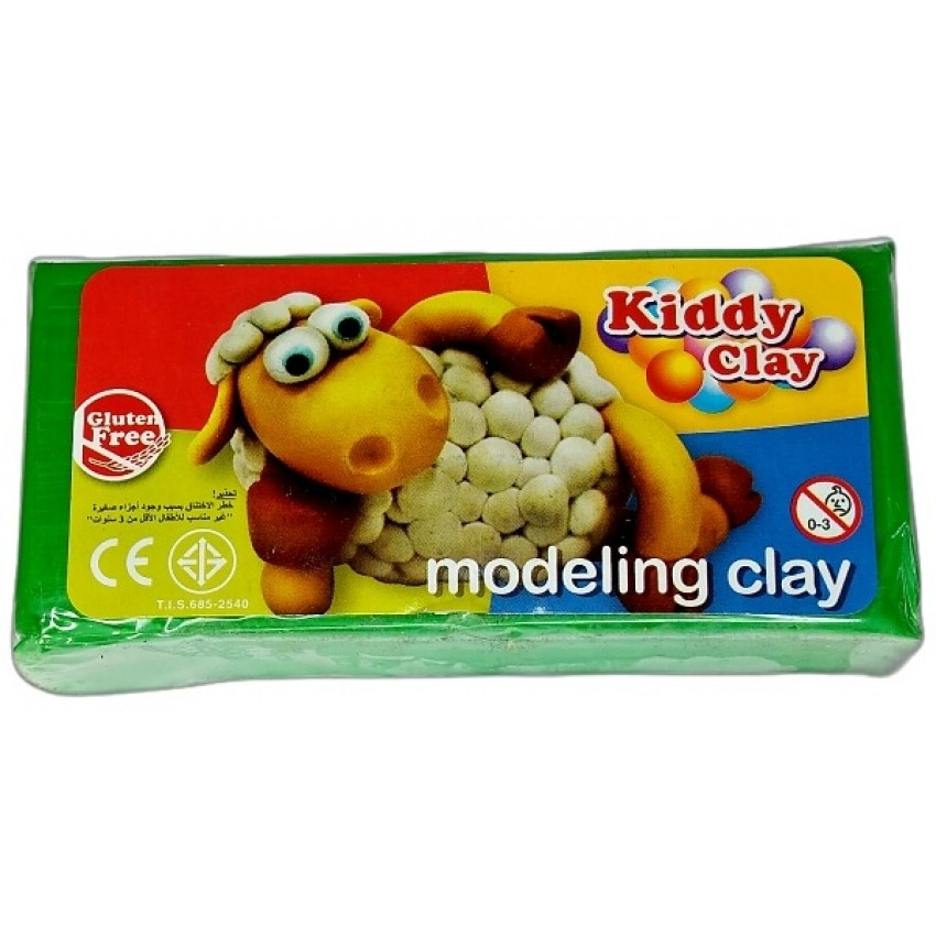 plastelína tmavo zelená, modelína