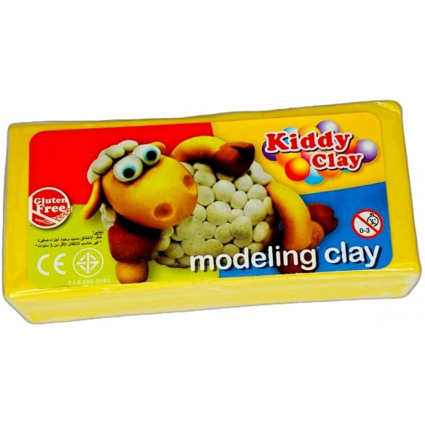 hmota na modelovanie, žltá