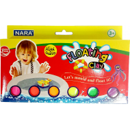 MOVEO Modelovacia hmota plávajúca-neónová 6 ks 300g