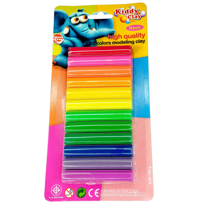 Modelovacia hmota 12 ks 165 g