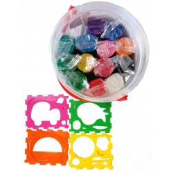 MOVEO Modelovacia hmota vo vedierku 1240 g