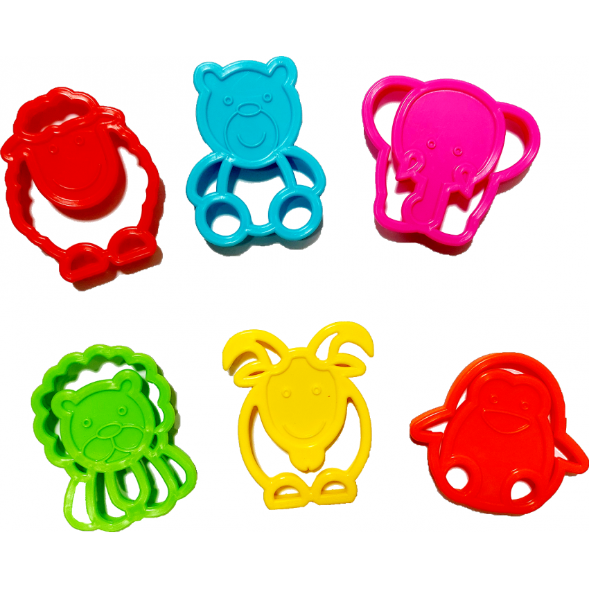 MOVEO Formičky zvieratká - reliéfne