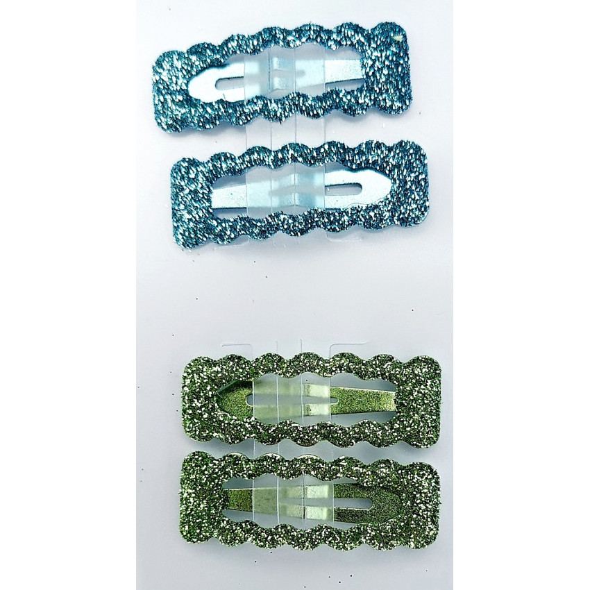 Pukačka do vlasov glitrovaná 12 ks