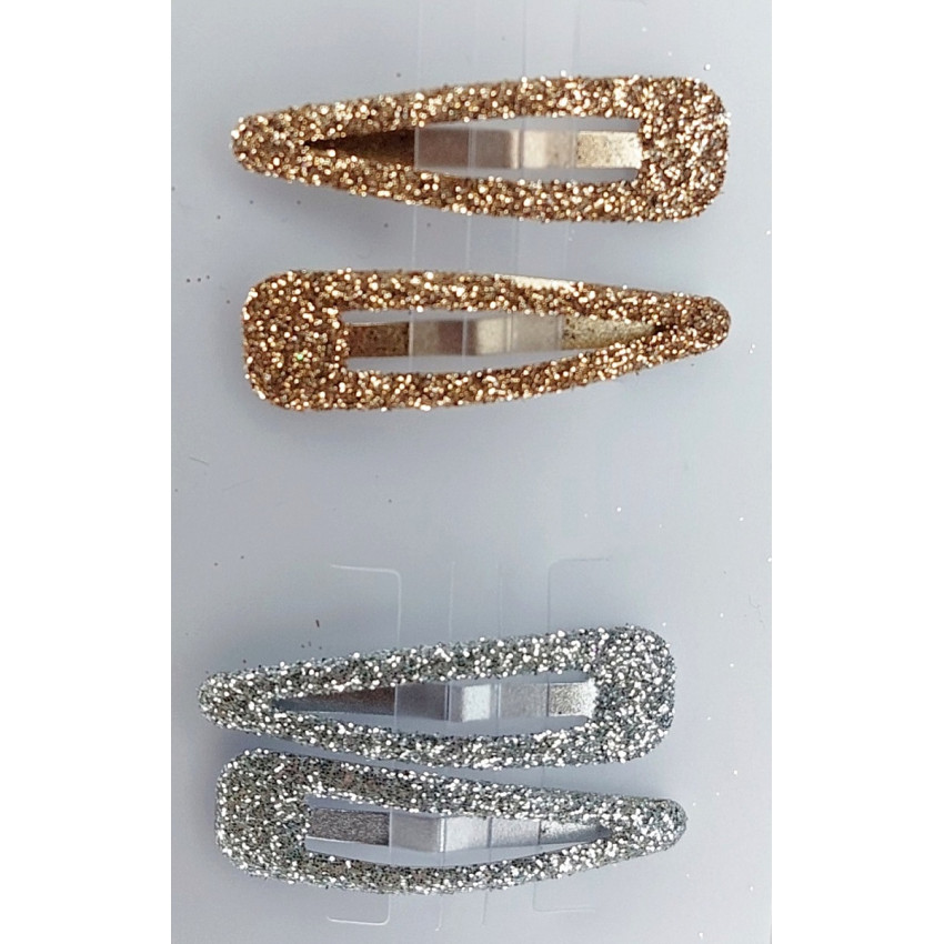 Pukačka do vlasov glitrovaná úzka 12 ks